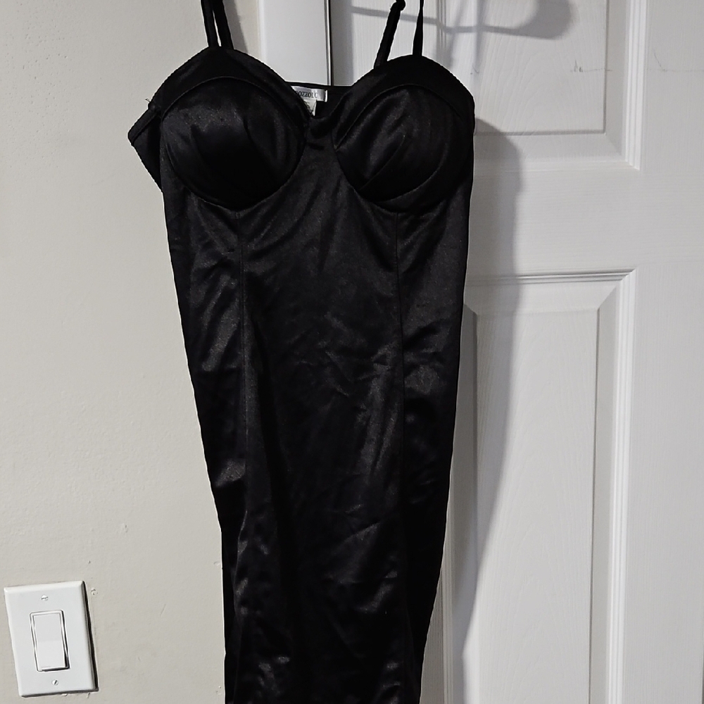 Bozzolo Black Mini Dress